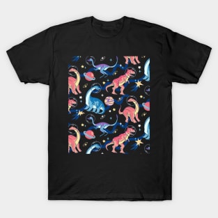 Super Cool Dinos in Space T-Shirt